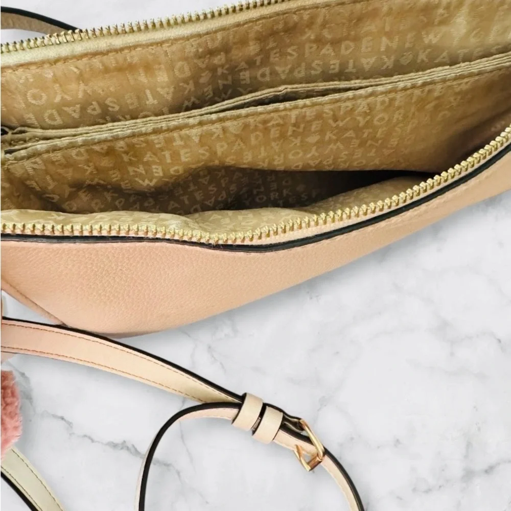Kate Spade Beige Crossbody Bag